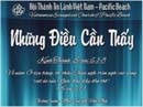 Những Điều Cần Thấy (Phần 1)