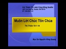 Muôn Lời Chúc Tôn Chúa