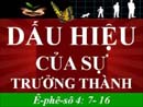 Dấu Hiệu Của Sự Trưởng Thành