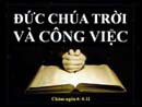 Đức Chúa Trời Và Công Việc